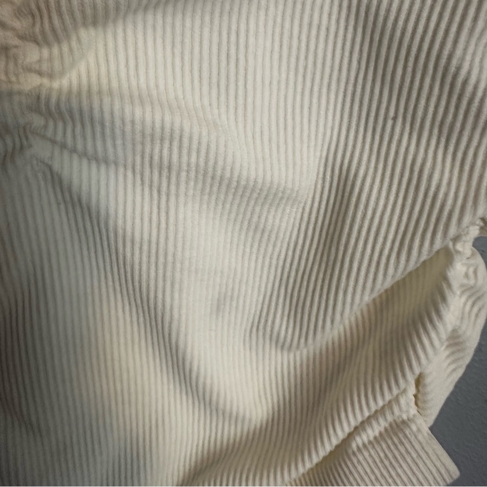 BP Ivory Ribbed Women's Top - Picture 4 of 6